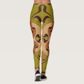 Modern Style Glas in lood Venster Leggings (Achterkant)