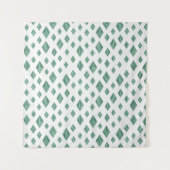 Modern Style Tapestry with Geometric Diamond Print Wandkleed (Voorkant)