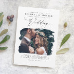 Modern Stylish Boho Wedding Photo Uitnodiging<br><div class="desc">Romantische moderne en minimale huwelijksfotouitnodigingen</div>