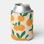 Modern Stylish Citrus Fruit Oranges Pattern Blikjeskoeler (Blikje Voorkant)