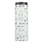 MODERN STYLISH CUSTOMIZED YOUR OWN BOW WHITE THERMOSBEKER (Achterkant)