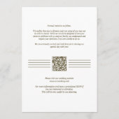Modern Stylish Editorial MR & MRS Photo Wedding Save The Date (Achterkant)
