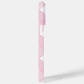 Modern Stylish Elegant Pink and Gold Gingham Plaid Case-Mate iPhone Case (Achterkant / Rechts)