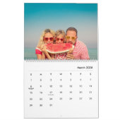 Modern Stylish Photo Family 2026 Calendar Kalender (Mar 2026)