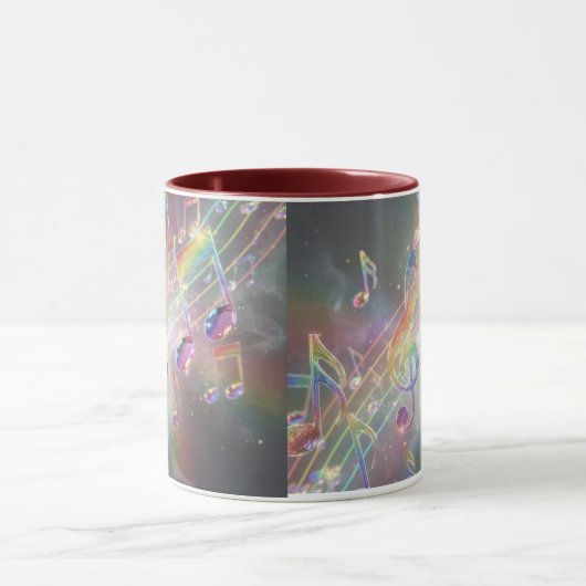 Modern Stylish Pitch Notes Mok (Midden)