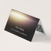 Modern Stylish QR Code Technology Custom Template Visitekaartje (Voorkant)