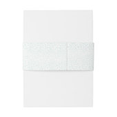 MODERN STYLISH WEDDING mini gold confetti munt Uitnodigingen Wikkel (Achterkant Voorbeeld)