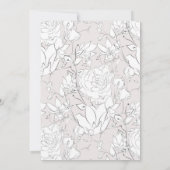 modern subtiel baby shower (Achterkant)