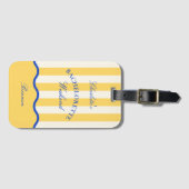 Modern Summer Bachelorette Weekend Trip Bagagelabel (Voorkant (horizontaal))