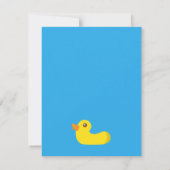 Modern Summer Birthday Pool Party Invitations Kaart (Achterkant)