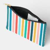 Modern Summer Colorful Vertical Stripes Etui (Open)