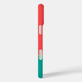 Modern Summer Coral Aquamarine Monogram Case-Mate iPhone Case (Achterkant / Rechts)