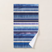 Modern Summer Navy Blue Boat Stripes Collectie Bad Handdoek (Handdoek)
