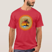 Modern Summer Sunset T-shirt (Voorkant)