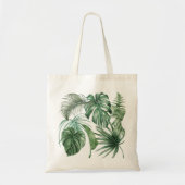 Modern Summer Tropical Leaves Monstera Beach Tote Bag (Voorkant)