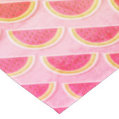 Modern Summer WATERMELON Pink MONOGRAM Tafelkleed (Gekanteld)
