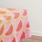 Modern Summer WATERMELON Pink MONOGRAM Tafelkleed (Voorbeeld)