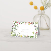 Modern Summer Wildflower Wedding