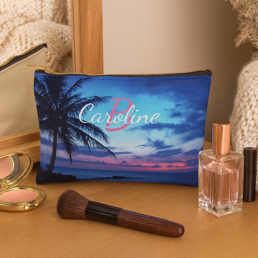 Modern Summery Tropical Island Beach Sunset Foto Etui