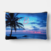 Modern Summery Tropical Island Beach Sunset Foto Etui (Voorkant)
