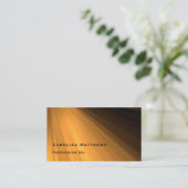 Modern Sun Rays Visitekaartje (Staand voorkant)