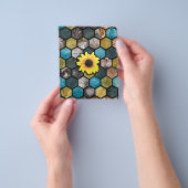 Modern Sunflower Farmhouse Pattern Flyer (Hand)