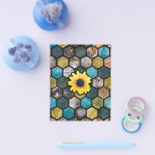 Modern Sunflower Farmhouse Pattern Flyer (Enkel)