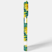Modern Sunflowers Monogrammed Case-Mate iPhone Ca Case (Achterkant / Rechts)