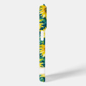 Modern Sunflowers Monogrammed Case-Mate iPhone Case (Achterkant / Rechts)