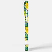 Modern Sunflowers Monogrammed Case-Mate iPhone Case (Achterkant / Links)