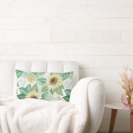 Modern  Sunflowers Winter pattern Kussen