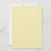 Modern Sunny Pink Yellow Wedding Invitation Kaart (Achterkant)