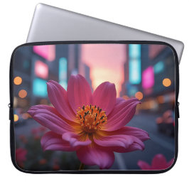 Modern Sunrise Bloom 15' Laptop Sleeve