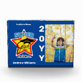 Modern Super Afstudeerder - Personaliseer tekst, f Fotoblokken (Voorkant)