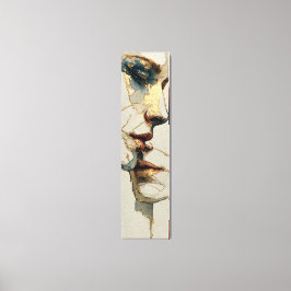 Modern Surrealistisch Portret | Gefragmenteerde Ba Canvas Afdruk
