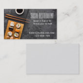 Modern Sushi restaurant- en cateringbedrijven Visitekaartje (Voorkant / Achterkant)