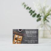 Modern Sushi restaurant- en cateringbedrijven Visitekaartje (Staand voorkant)