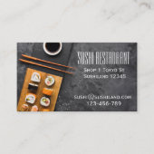 Modern Sushi restaurant- en cateringbedrijven Visitekaartje (Voorkant)
