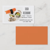 Modern Sushi restaurant- en cateringbedrijven Visitekaartje (Voorkant / Achterkant)