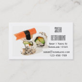 Modern Sushi restaurant- en cateringbedrijven Visitekaartje (Voorkant)