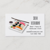 Modern Sushi restaurant- en cateringbedrijven Visitekaartje (Voorkant)