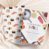 Modern Sushi thema repetitie diner Kaart