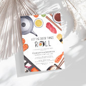 Modern Sushi thema repetitie diner Kaart