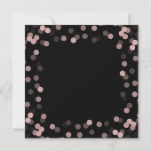 MODERN Sweet 16 Birthday Roos Gold Chic Glitter Kaart (Achterkant)