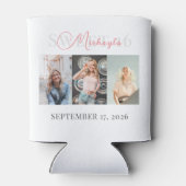 Modern Sweet 16 fotocollage Blikjeskoeler (Achterkant)