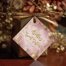 Modern sweet 16 pink gold balloons