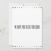 Modern Sweet 16 Uitnodiging (Achterkant)