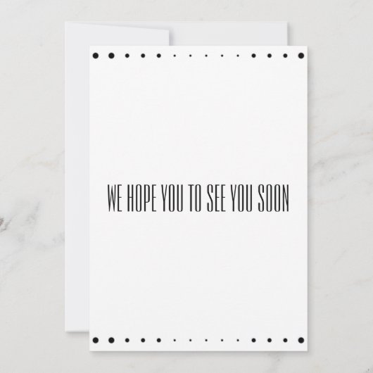 Modern Sweet 16 Uitnodiging (Achterkant)