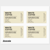 Modern Sweet Coffee Soy Candle Labels (Vel)
