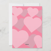 Modern Sweet Pink Be Mine Valentijnsdag Foto Feestdagenkaart (Achterkant)